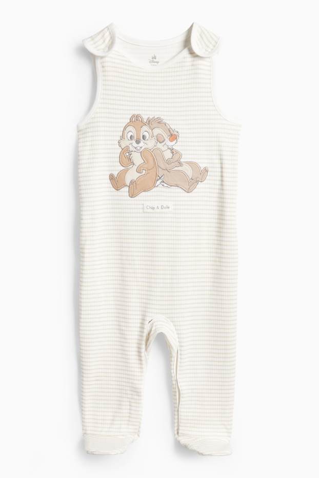 Unisex - Sada dětského overalu - světle béžová