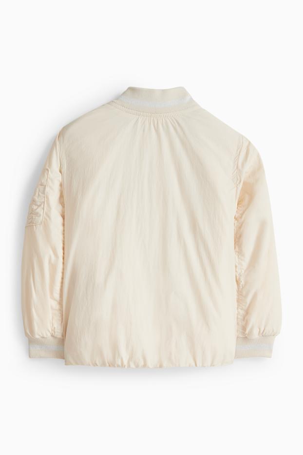 Děti - dívky - Bunda - světle béžová