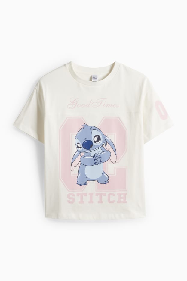 Děti - dívky - Tričko - bílá/růžová