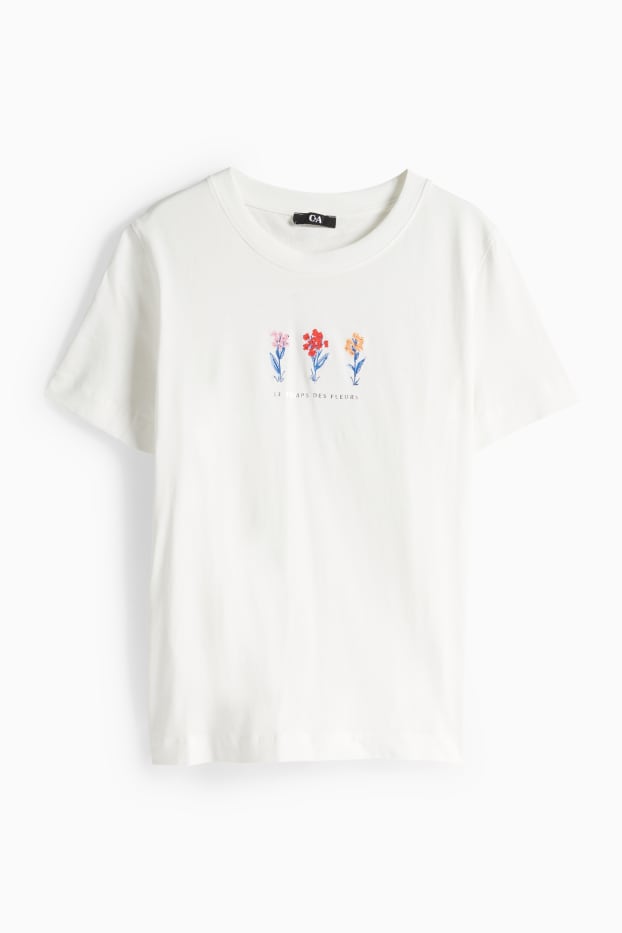 Femmes - T-shirt - blanc