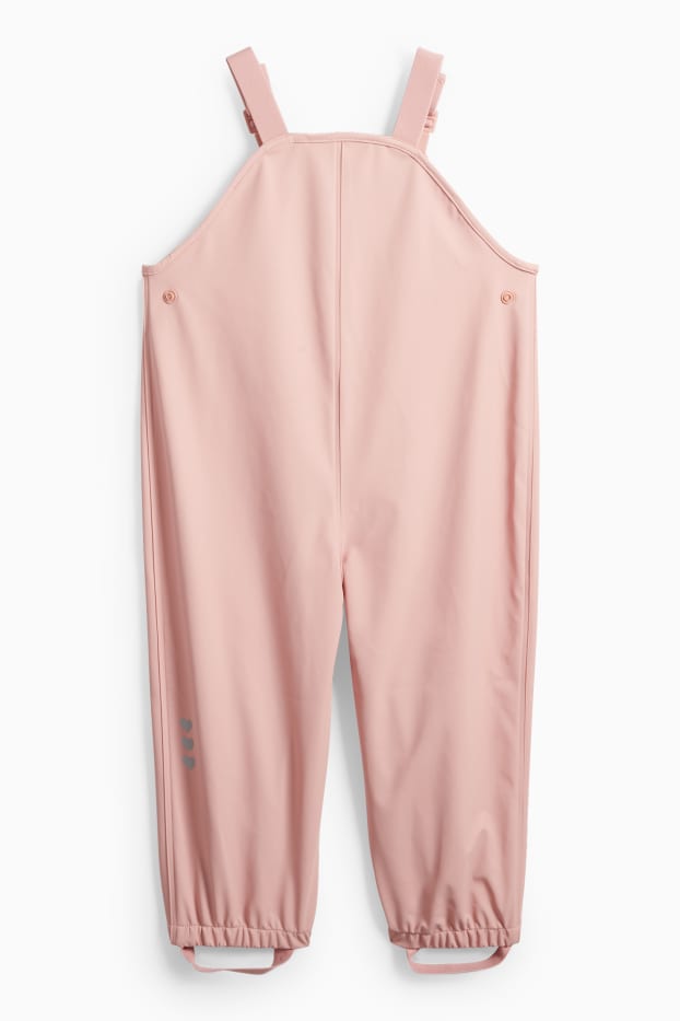 Enfants filles - Pantalon de pluie - rose
