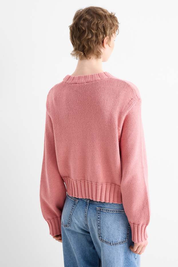 Dámské - Svetr - růžová