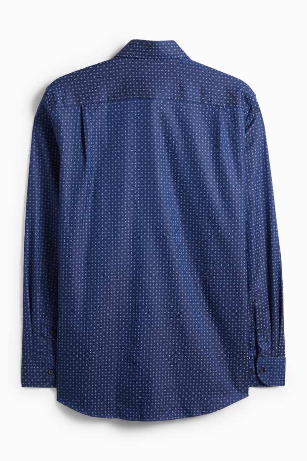 Home - Camisa - blau fosc