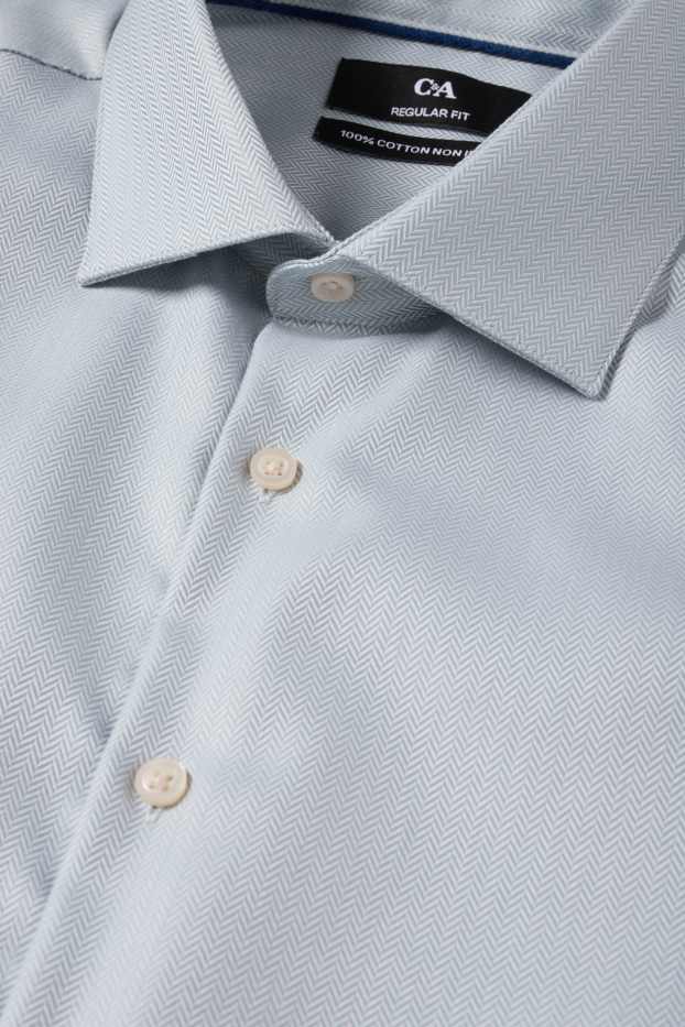 Hommes - Chemise business - vert menthe