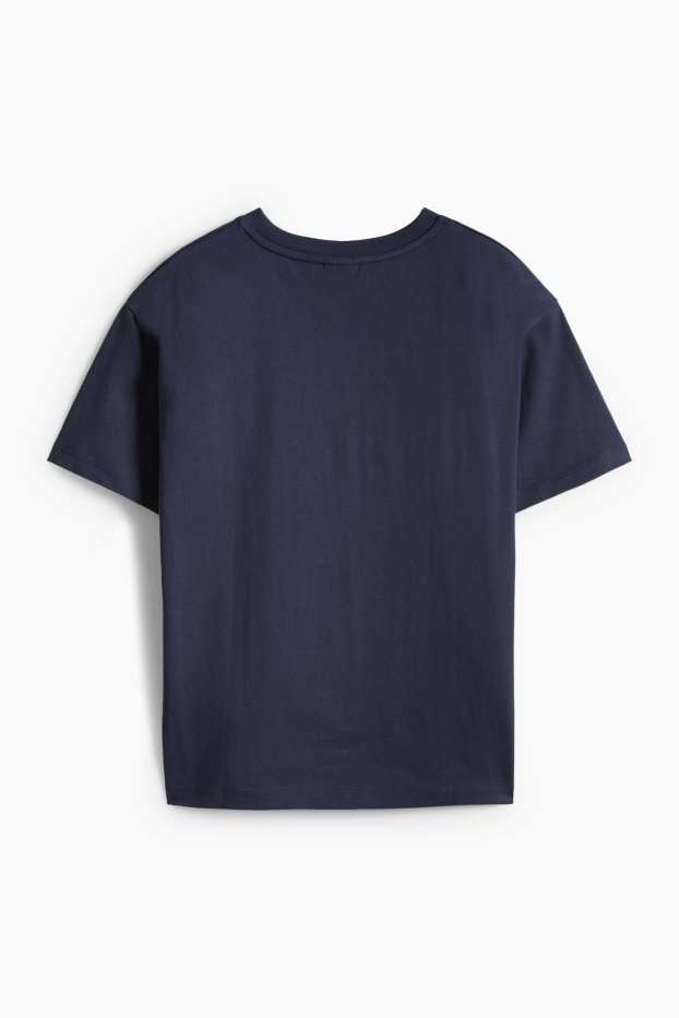 Copii - Fete - CapyFun - tricou cu mânecă scurtă - albastru închis