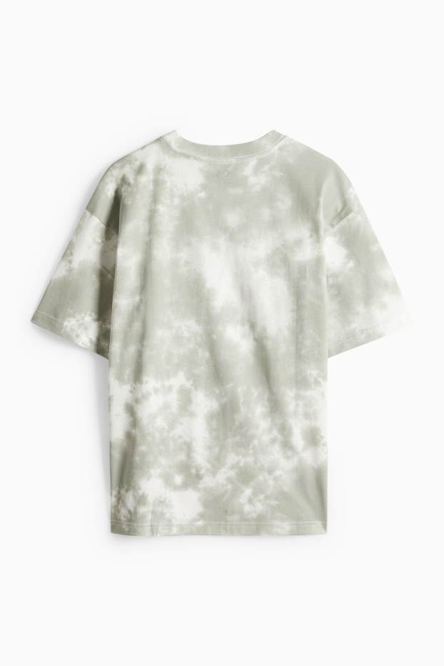 Kinderen: jongens - Skateboard - T-shirt - met patroon - grijs