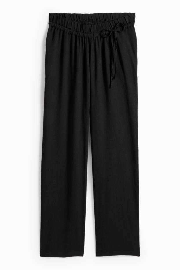 Dames - Zwangerschapsbroek - zwart