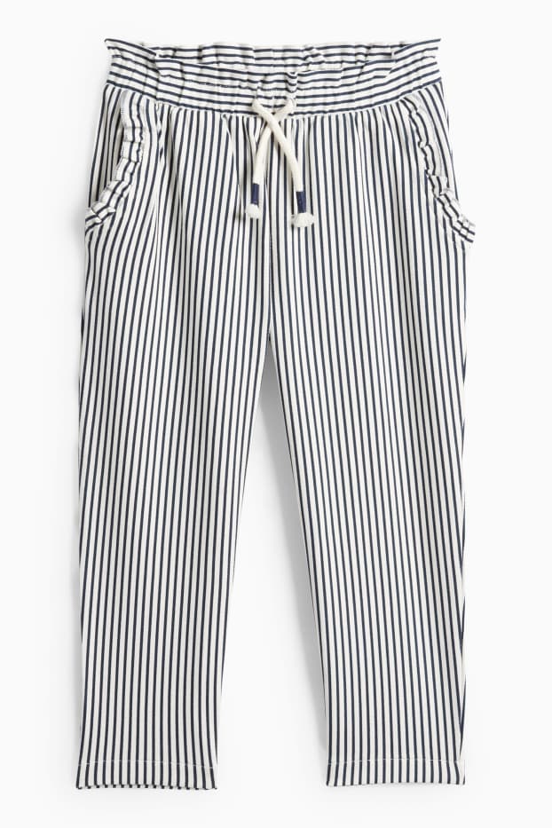 Children Girls - Joggers - white / blue