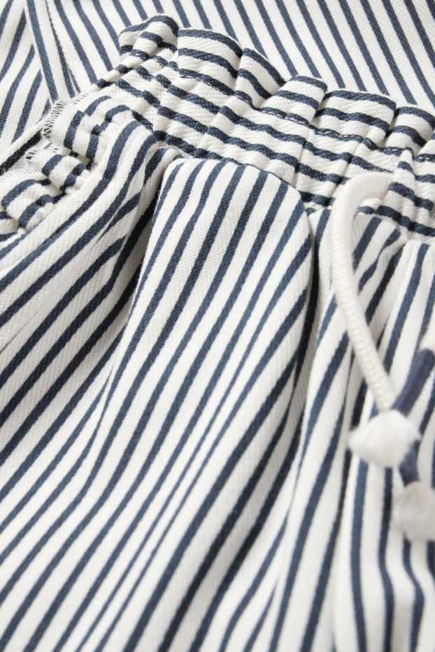 Children Girls - Joggers - white / blue