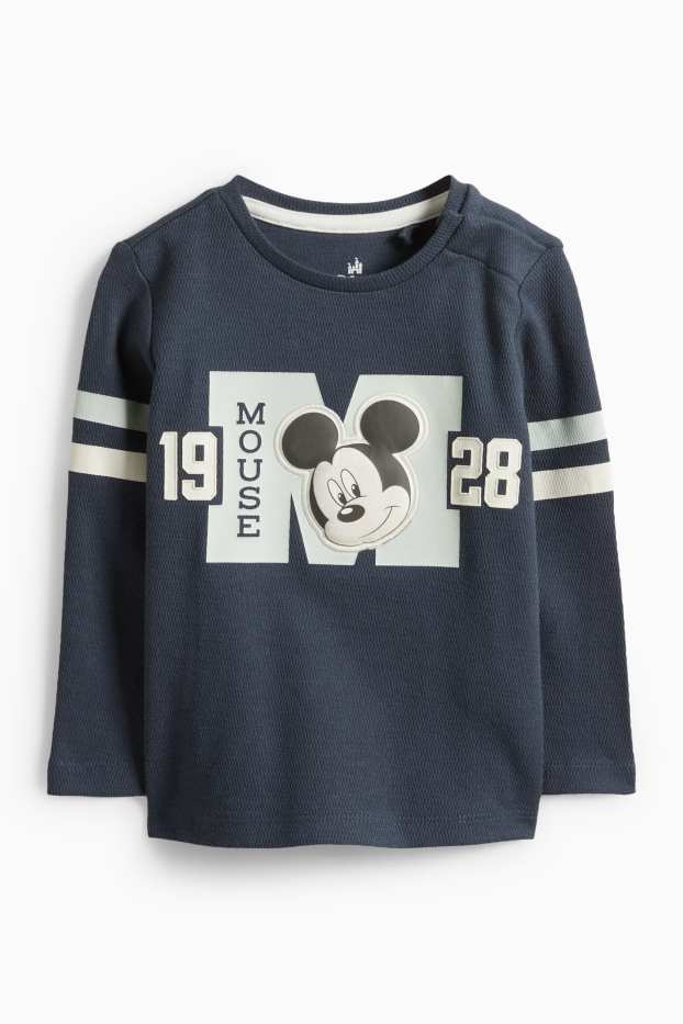 Bébés garçons - Mickey Mouse - tenue pour bébé - 2 pièces - bleu foncé