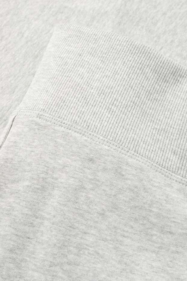 Damen - Flared Leggings - hellgrau-melange