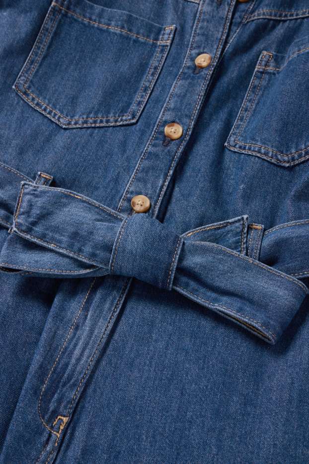 Femei - Salopetă din denim - denim-albastru