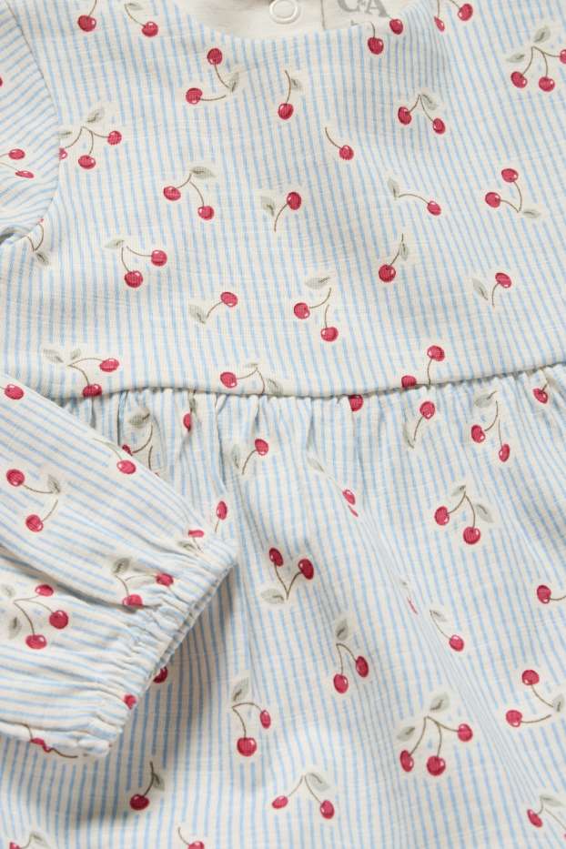 Miminka - dívky - Šaty pro miminka - světle modrá