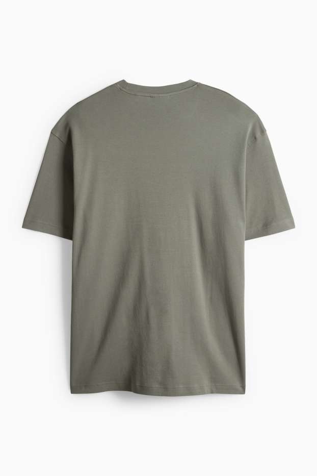 Home - Samarreta de mànigues curtes - relaxed fit - verd