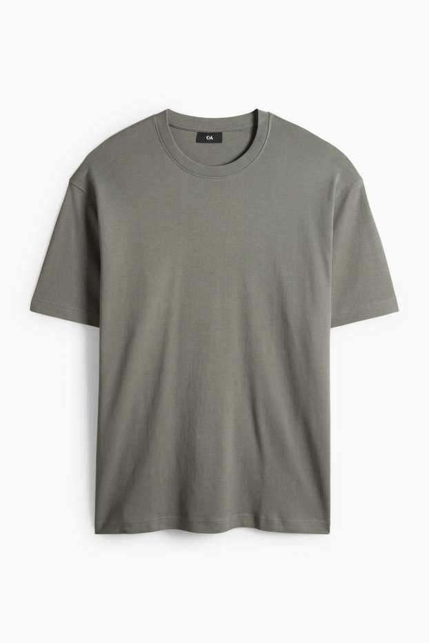 Home - Samarreta de mànigues curtes - relaxed fit - verd