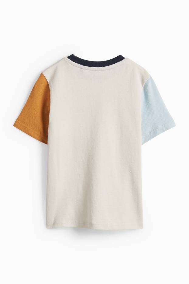 Enfants garçons - T-shirt à manches courtes - beige clair