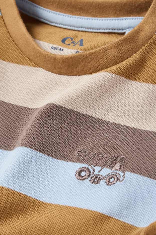 Enfants garçons - T-shirt à manches courtes - gris clair