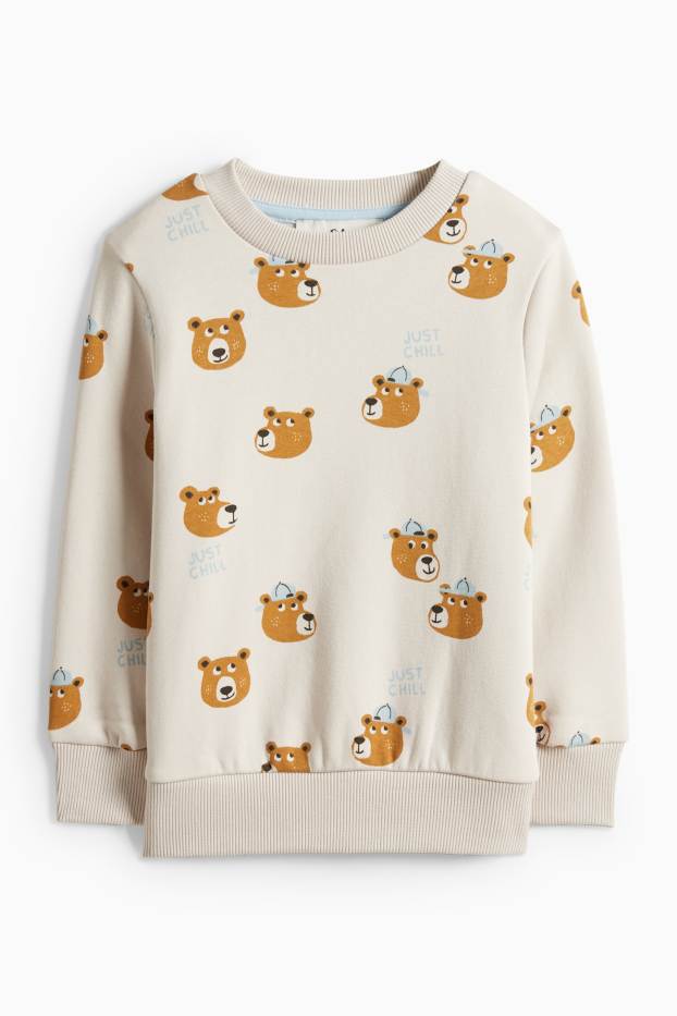 Enfants garçons - Sweat - beige clair