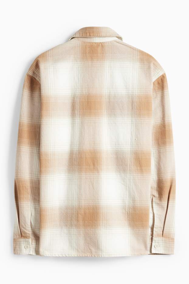 Pánské - Košile - bílá/béžová