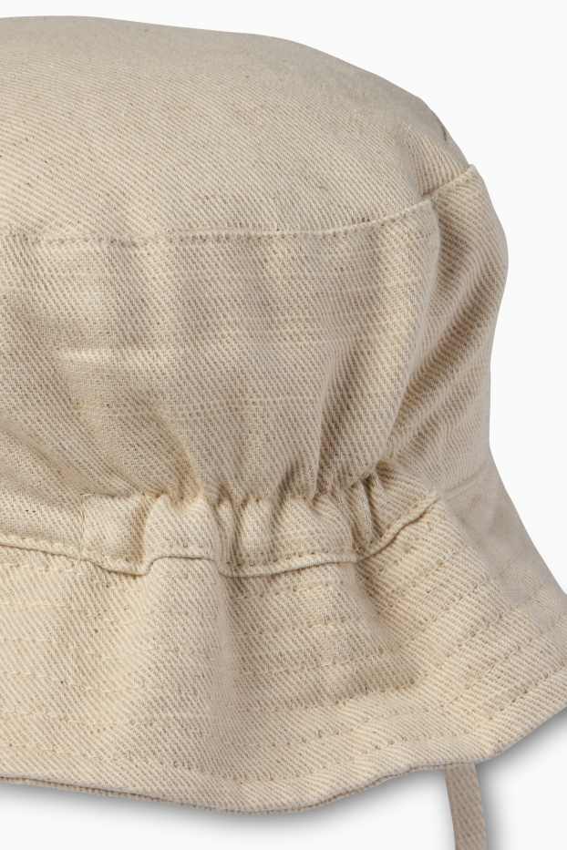 Baby Boys - Winnie the Pooh - baby hat - light beige