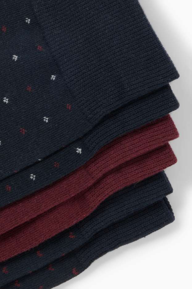 Hommes - Chaussettes - rouge / bleu foncé