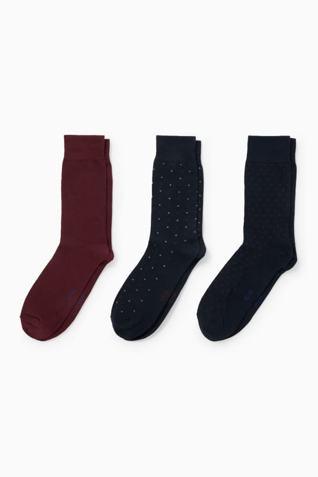 Hommes - Chaussettes - rouge / bleu foncé