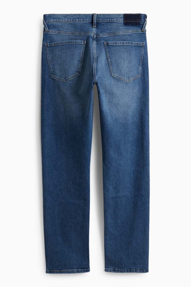 Home - Straight Jeans - texà blau