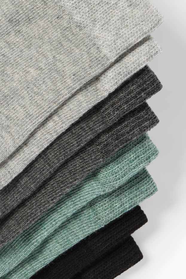 Bărbați - Multipack 7 perechi - șosete scurte - gri