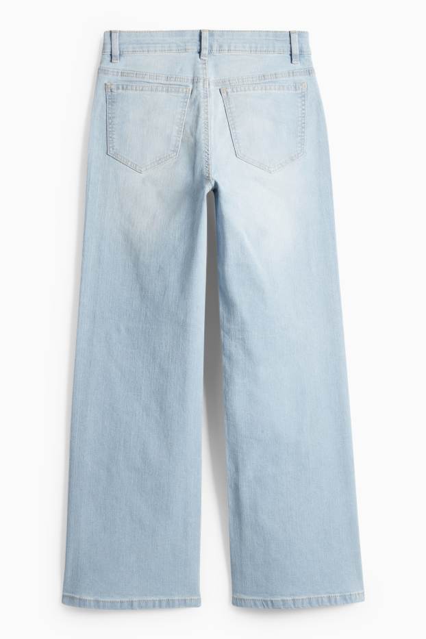 Copii - Fete - Jeans - denim-albastru deschis