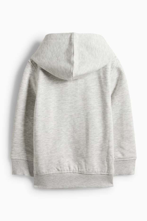 Kinderen: jongens - Sweatjack - lichtgrijs