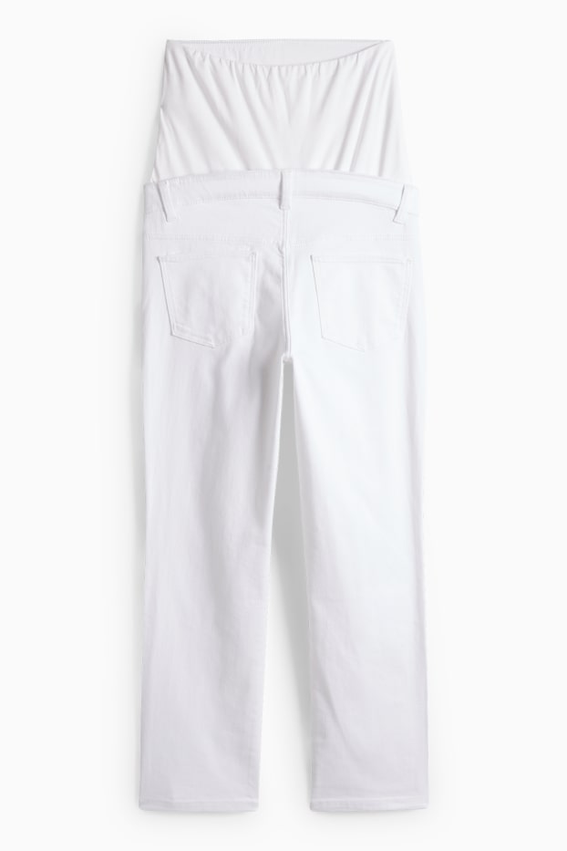Femmes - Jean de grossesse - straight jean - blanc