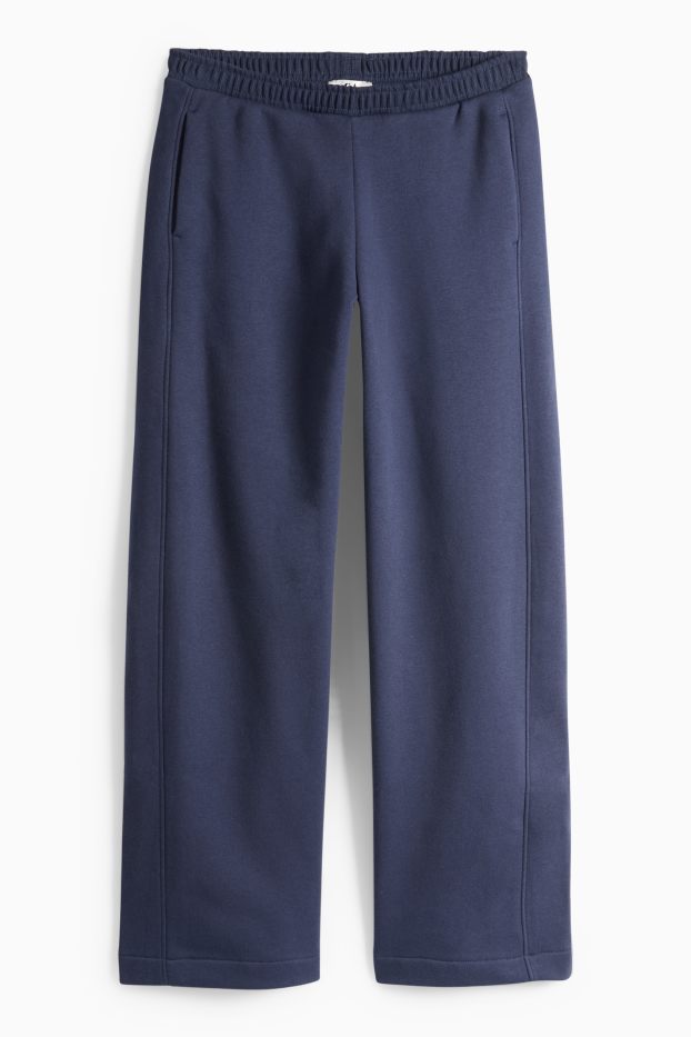 Dámské - Teplákové kalhoty - tmavomodrá