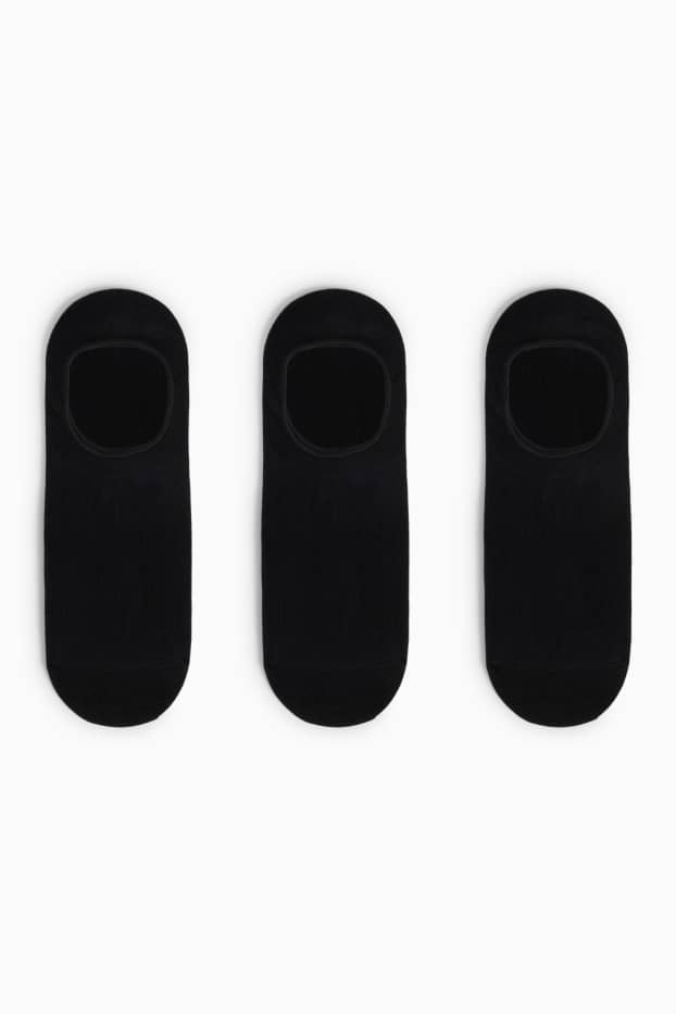 Men - Multipack of 3 - footsies - black