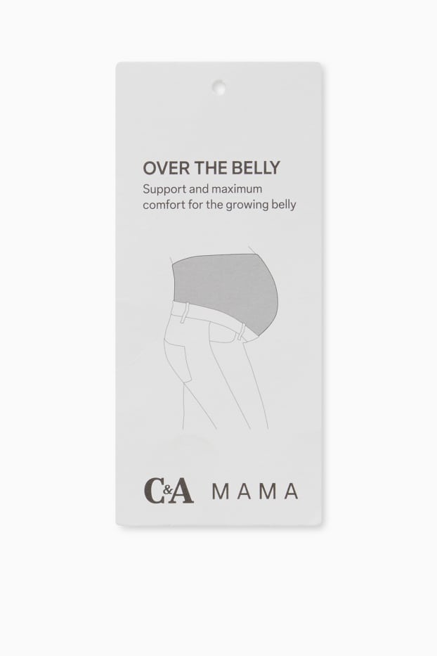 Dámské - Těhotenské džíny - slim jeans - LYCRA® - džíny - světle modré