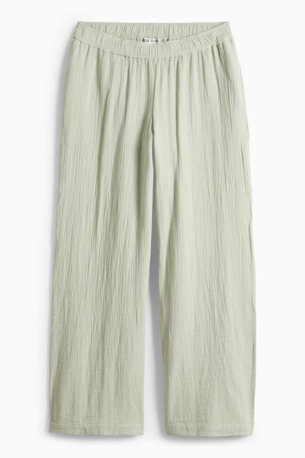 Donna - Pantaloni premaman - relaxed fit - verde chiaro