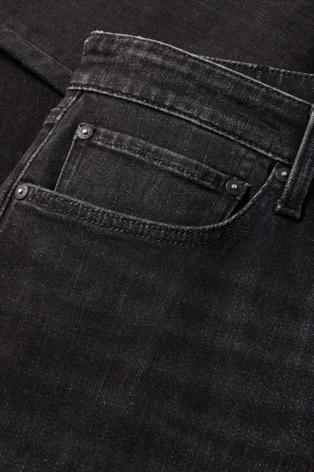 Hommes - Slim tapered jean - jean gris foncé