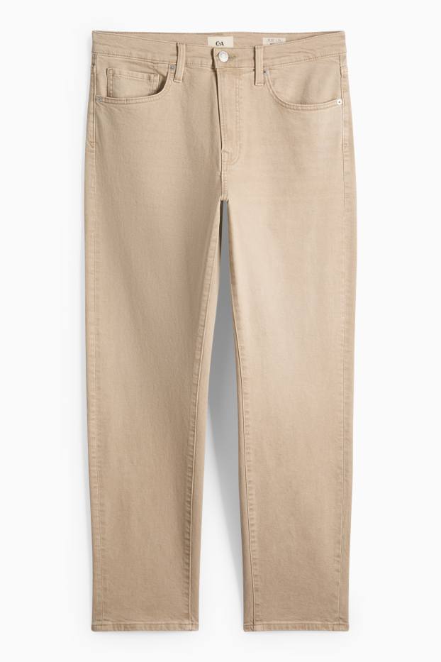 Hommes - Regular jean - beige clair