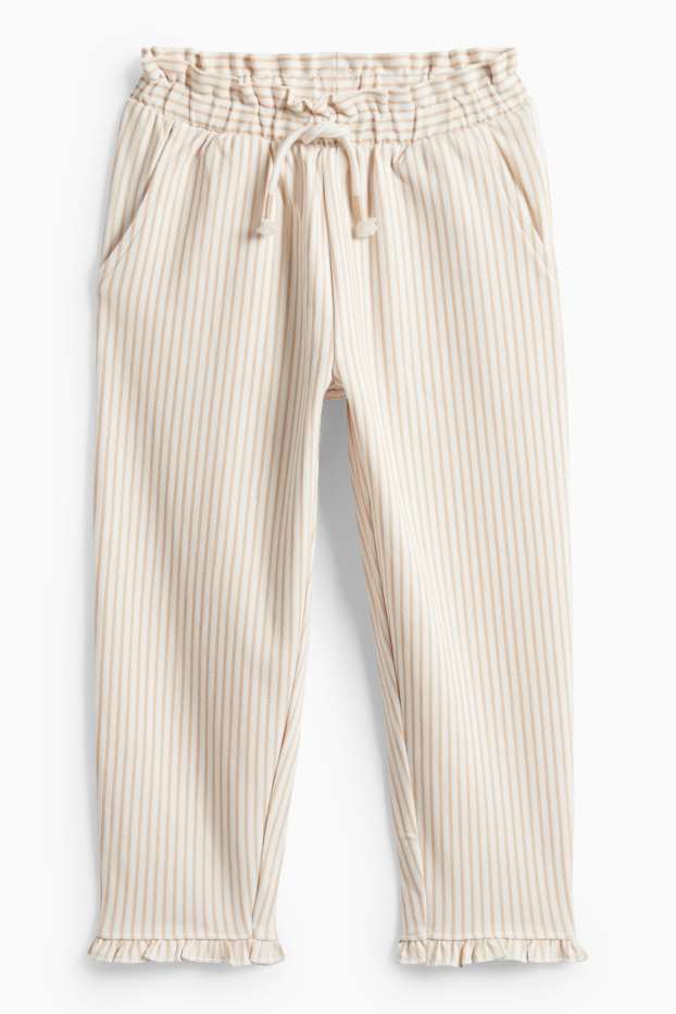 Bambine - Pantaloni sportivi - bianco / beige