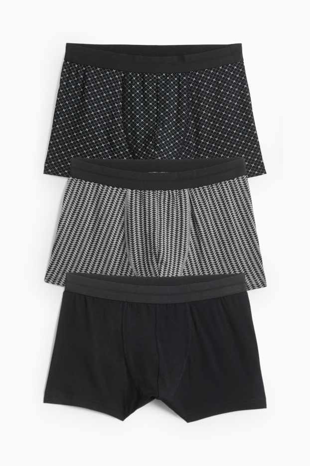 Pánské - Multipack 3 ks - boxerky - černá