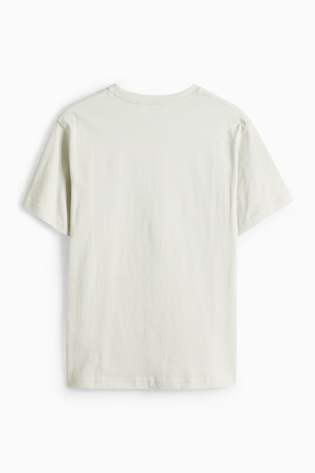 Děti - chlapci - Párek v rohlíku - tričko s krátkým rukávem - krémově bílá