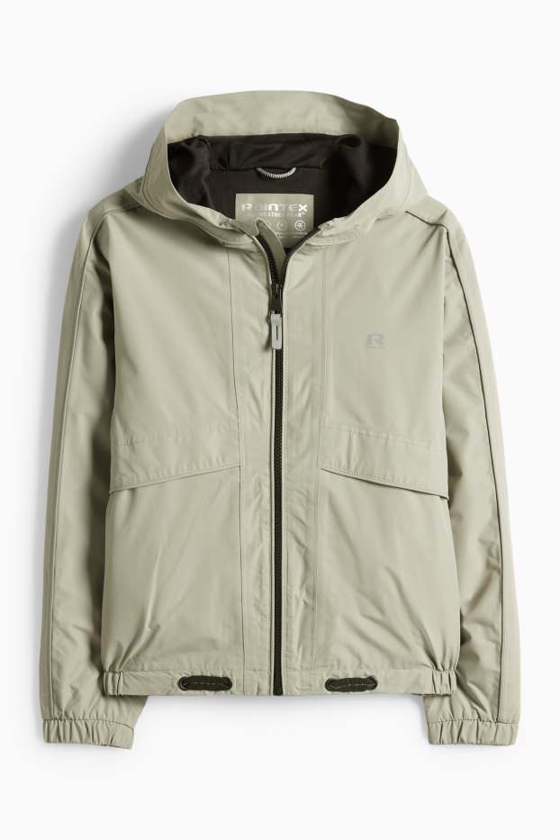 Enfants filles - Veste de pluie - vert clair