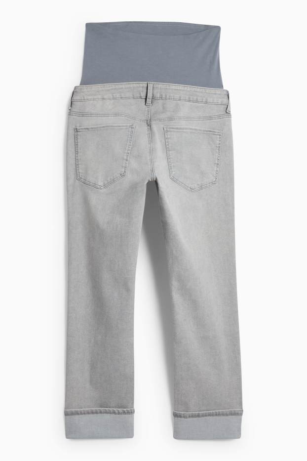 Dámské - Těhotenské džíny - džíny - světle šedé