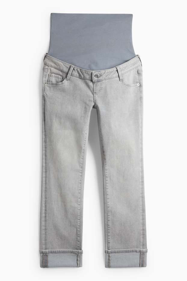 Dámské - Těhotenské džíny - džíny - světle šedé