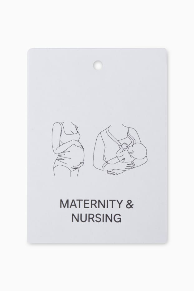 Women - Nursing blouse - black