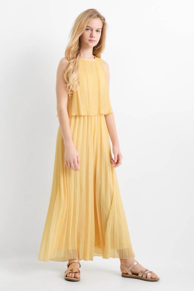 Nena - Granota plegada - efecte brillant - groc