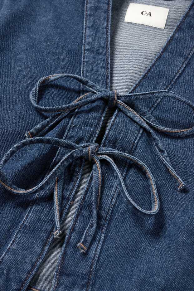 Femmes - Chemisier - jean bleu