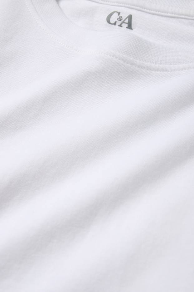 Kinderen: jongens - T-shirt - wit