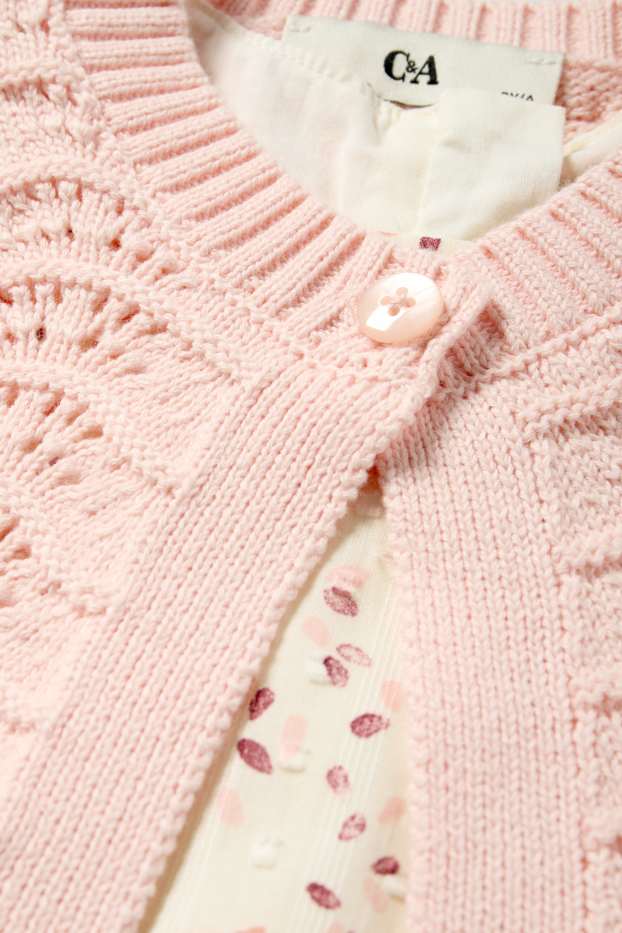 Enfants filles - Robe - blanc crème