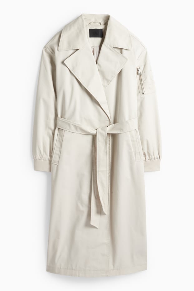 Dámské - Kabát - světle béžová