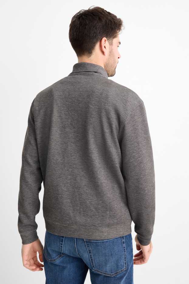 Mężczyźni - Bluza - ciemnoszary